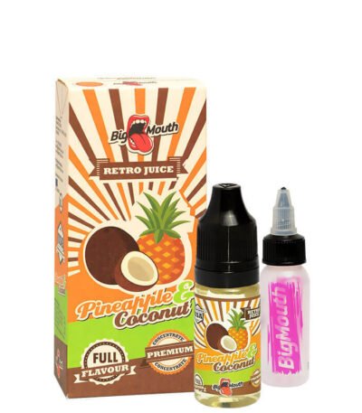 Big Mouth Retro Juice PINEAPPLE and COCONUT - 10 ml