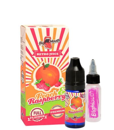 Big Mouth Retro Juice PEACH and RASPBERRY - 10 ml