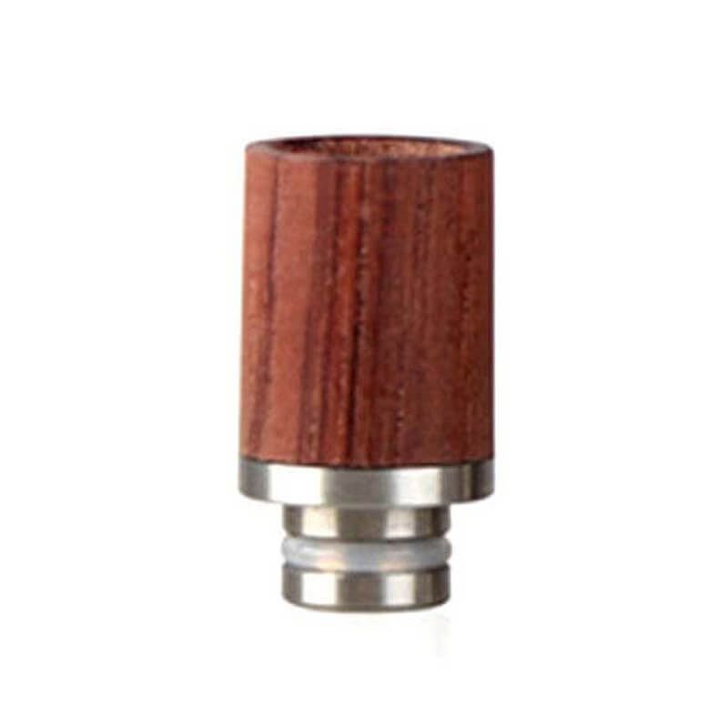 Driptip Series 510 Drip Tip en acier inoxydable et bois - Court