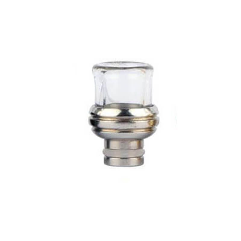 Driptip Serie Wide Bore Edelstahl und Glas