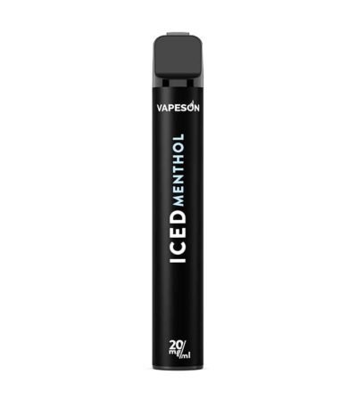 Vapeson Iced Menthol Engangs E-Cigaret - 20mg/ml