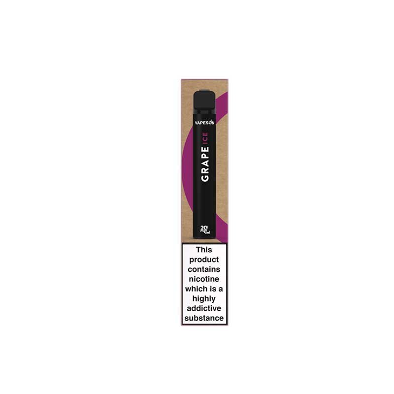 Vapeson Grape Ice Disposable E-cigarette - 20mg/ml