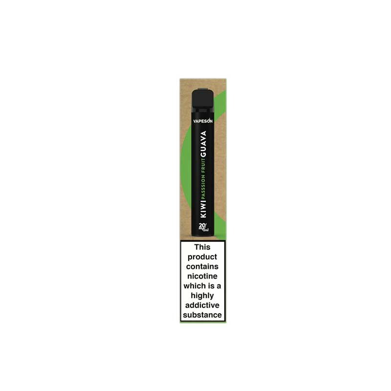 Vapeson Kiwi Passion Fruit Guava Engångs-e-cigarett - 20 mg/ml