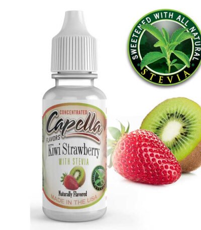 Capella Kiwi Strawberry med Stevia - 13 ml